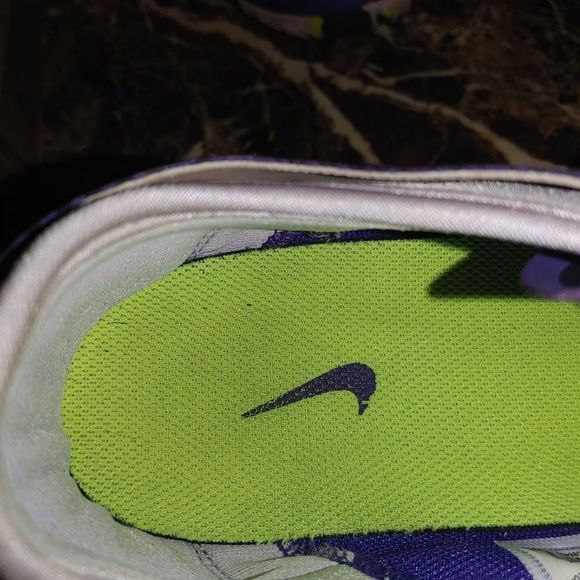 Nike Purple and Neon Green Athletic Shoes - Picture 9 of 12